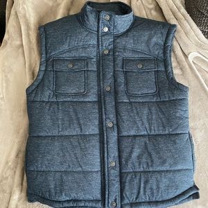 Heathered Jersey Vest - Blue
